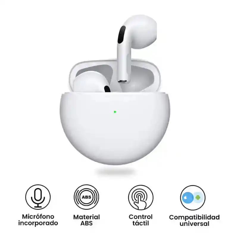 Audífonos Bluetooth We We-205 Con Estuche Redondo