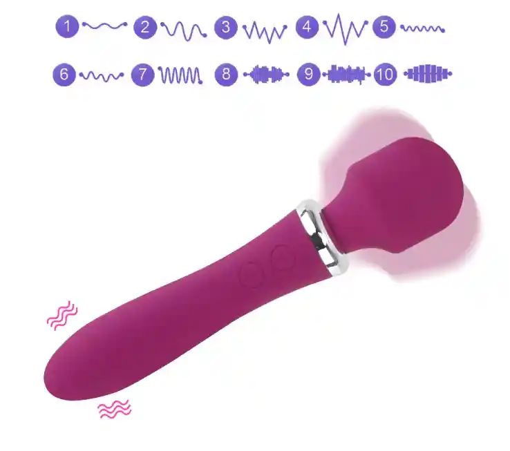 Hitachi Vibrador 2 En 1 - Morado
