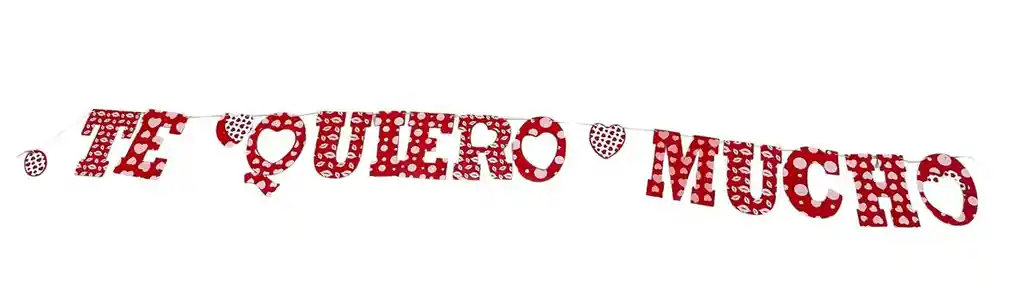 Letrero Te Quiero Mucho