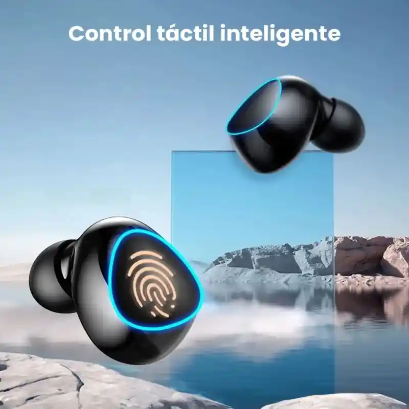 Audífonos Inalámbricos M10 Bluetooth 5.3 Con Pantalla Led Y Control Táctil