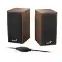 Parlantes Genius Sp-hf180 Madera