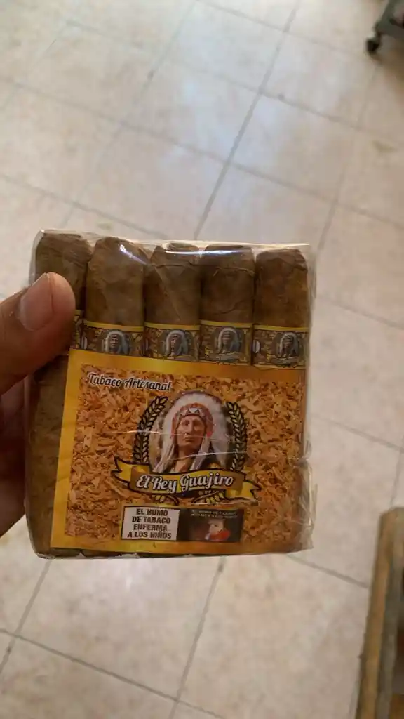 Tabaco Rey Wuajiro Por 25 Tabacos