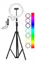 Aro De Luz 26cm Luz Rgb Con Tripode