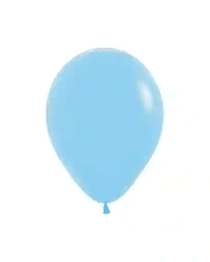 Globo Azul Claro Con Helio Certificado