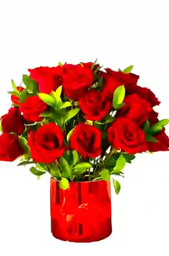 Cilindro De Rosas Para Cualquier Ocasión