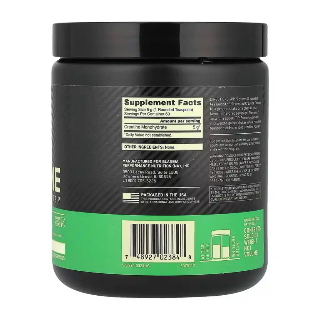 Creatina On 60 Serv - Optimun Nutrition
