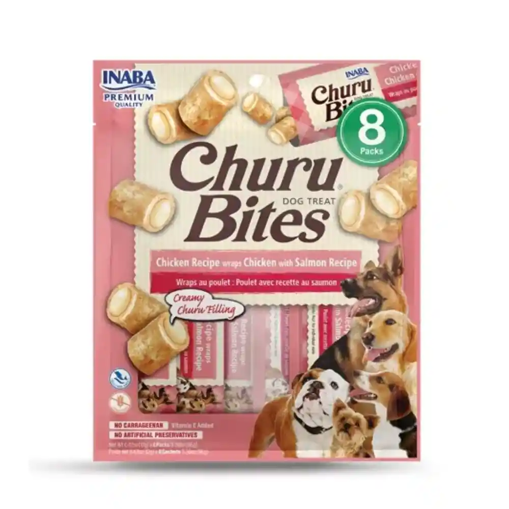 Alimento Para Perro Inaba Churu Bites Pollo Y Salmón