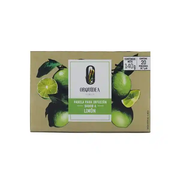 Orquídea Panela Pulverizada En Sobres Sabor Limón