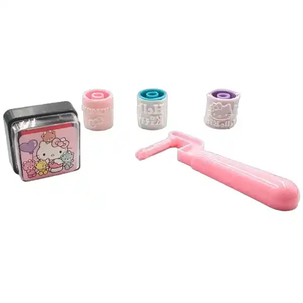 Pack De Sellos Hello Kitty Con 3 Motivos Diferentes