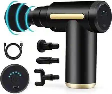 Masajeador Percutor Muscular | Massage Gun Semiprofesional Recargable Para Deportistas Y Dolores
