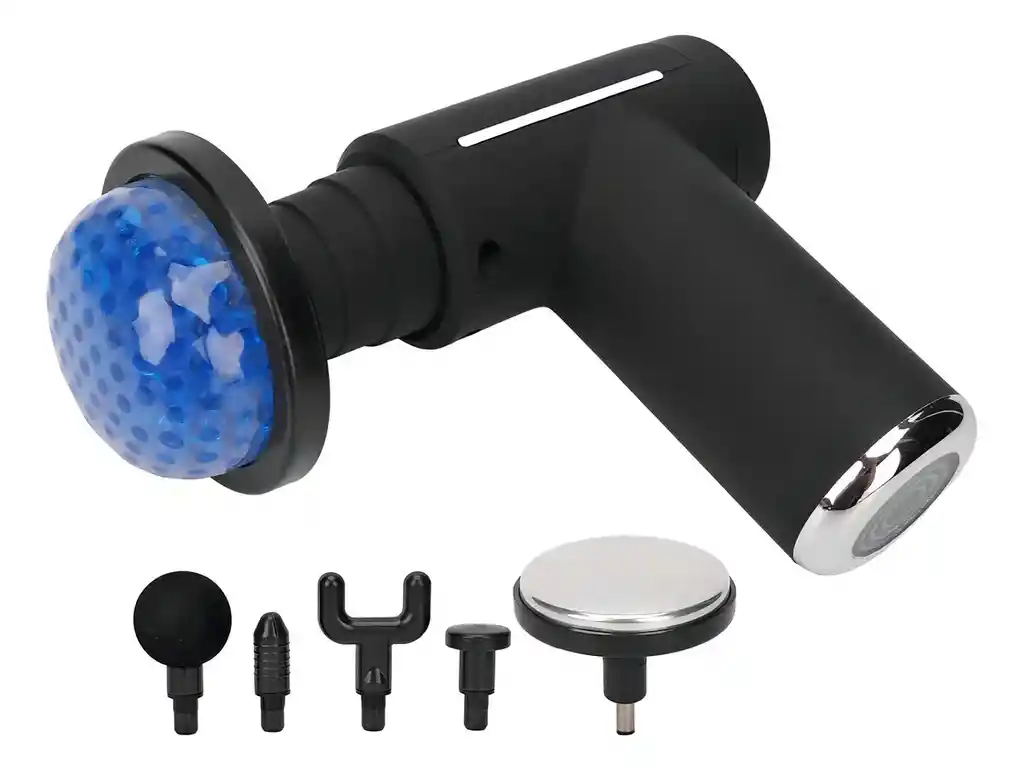 Masajeador Con Frío Y Calor – Pistola Eléctrica Muscular Percutora Con Temperatura
