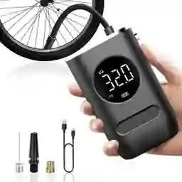 Inflador De Llanta Portable Mini Compresor Carro Moto Balón