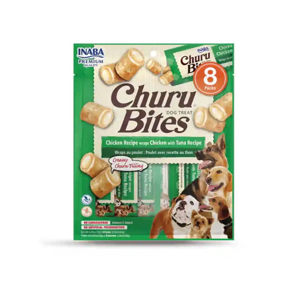 Churu Dog Bites Chicken Recipe Wraps Chicken With Tuna Recipe X 8 Unidades