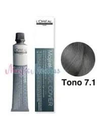 Tinte Majirel Cool Cover Loreal 7.1 Rubio Medio Ceniza 60ml