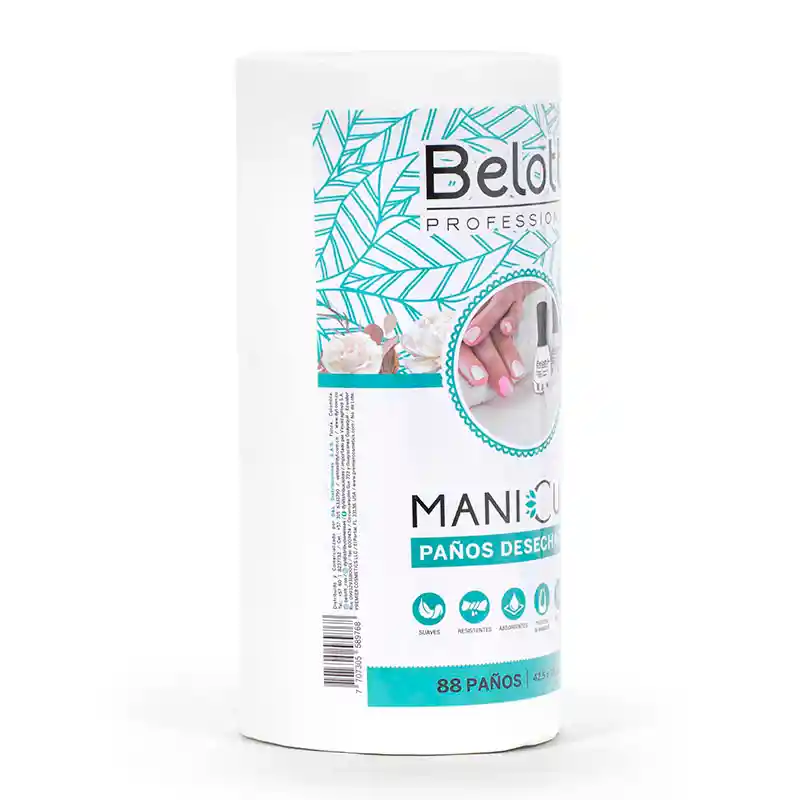Toallas Para Manicure – Rollo X 88 Belotti