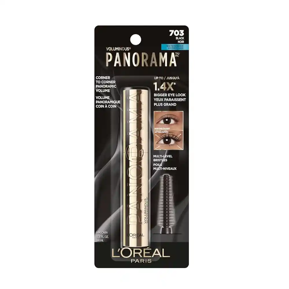 Pestañina Panorama De L'oréal Paris, A Prueba De Agua 703
