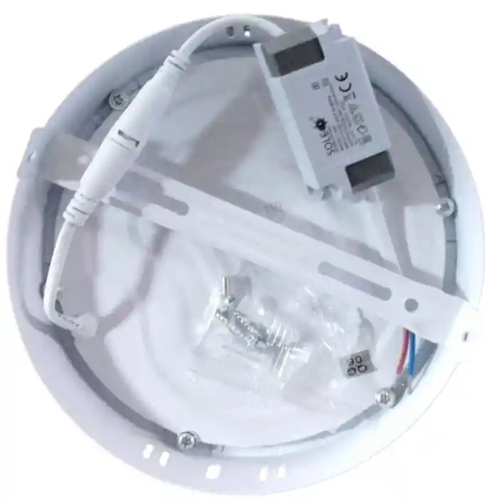 Panel Led Redondo De Sobreponer 12w