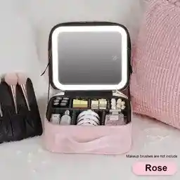 Cosmetiquera Con Luz Led Y Espejo Diseño Elegante
