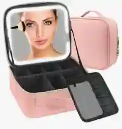 Cosmetiquera Con Luz Led Y Espejo Diseño Elegante