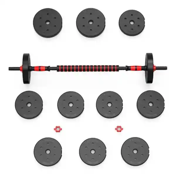 Kit De Pesas Ejercicio Mancuernas Termoforradas 20kg