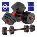 Kit De Pesas Ejercicio Mancuernas Termoforradas 20kg