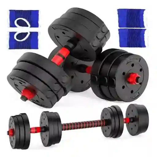 Kit De Pesas Ejercicio Mancuernas Termoforradas 20kg