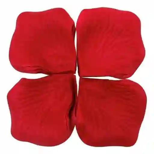 Petalos De Rosa Artificiales Rojos X 100 Unid
