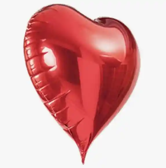 Globo Metalizado Corazon Rojo 30" X 1 Unid