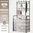 Organizador Zapatos Con Perchero Zapatero Acrilico 5 Niveles