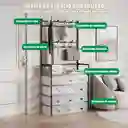 Organizador Zapatos Con Perchero Zapatero Acrilico 5 Niveles