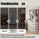 Organizador Zapatos Con Perchero Zapatero Acrilico 5 Niveles