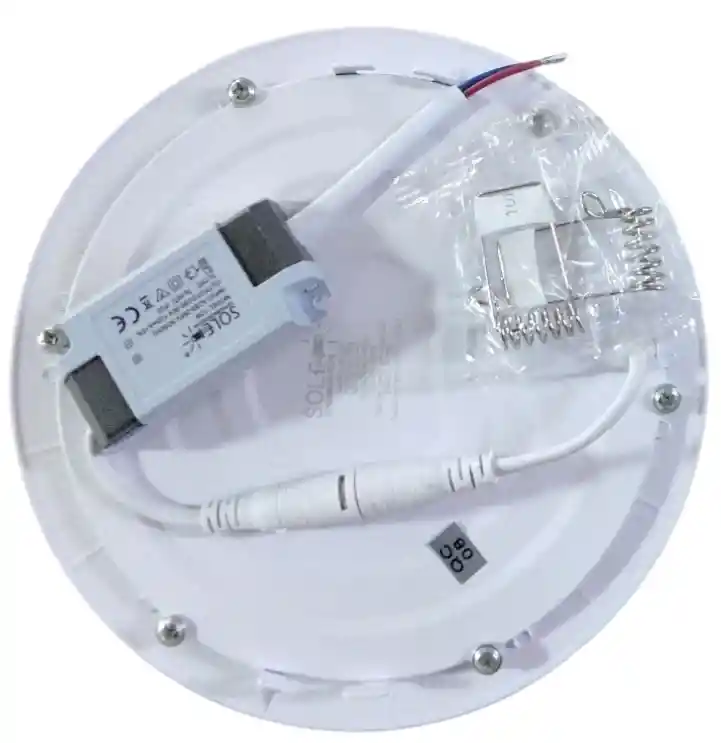 Panel Led De Incrustar 12w Redondo