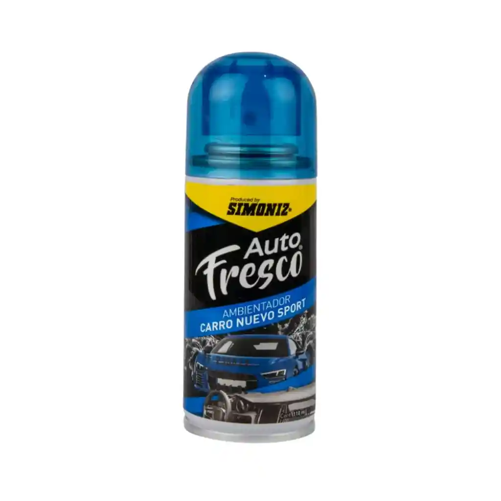 Ambientador Spray Auto Fresco Simoniz - Carro Nuevo Sport 110ml