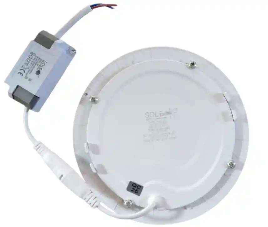Panel Led Redondo De Incrustar 9w