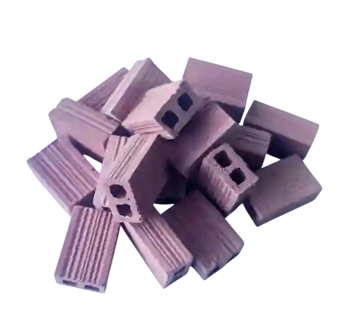 Bloque Ladrillo Para Maqueta Paquete X50