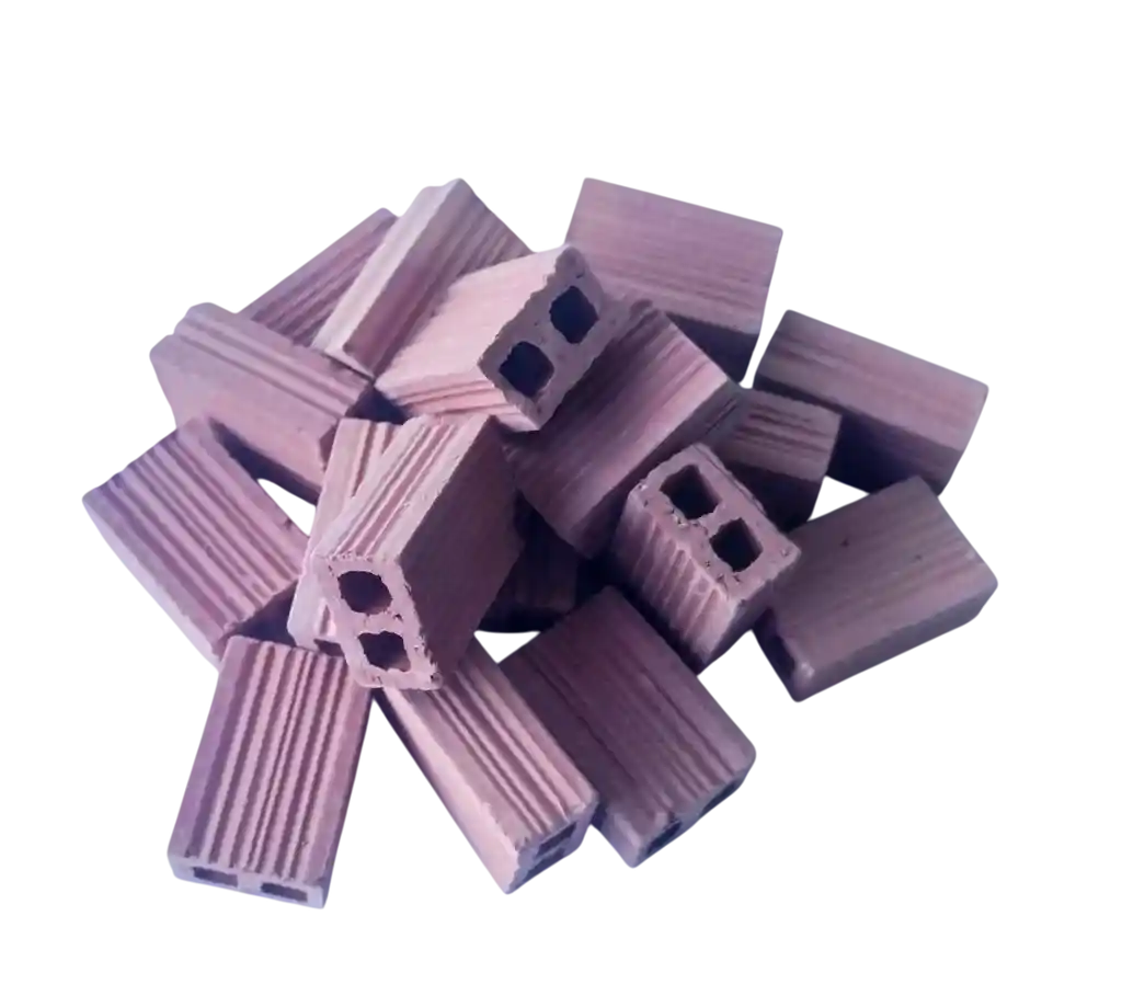 Bloque Ladrillo Para Maqueta Paquete X50