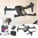 Drone H18 Plegable Con Camara Ideal Para Principiantes Negro 3 Baterias