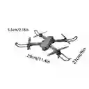 Drone H18 Plegable Con Camara Ideal Para Principiantes Negro 3 Baterias