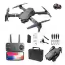 Drone H18 Plegable Con Camara Ideal Para Principiantes Negro 3 Baterias