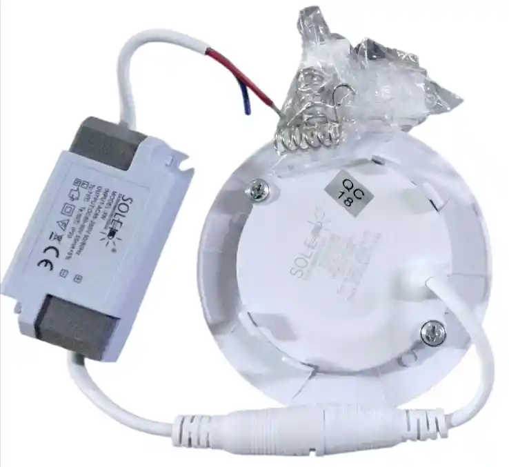 Panel Led 3w De Encrustar Redondo