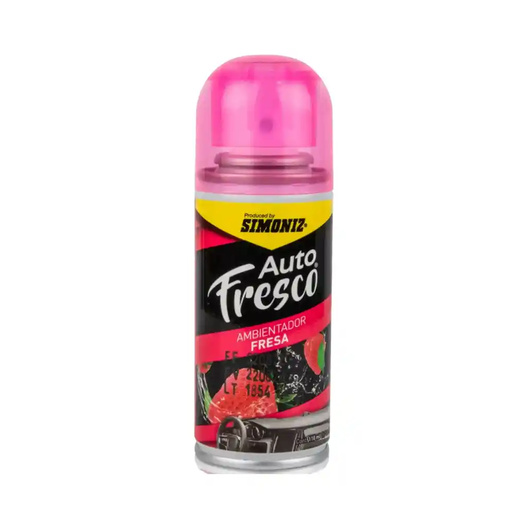Ambientador Spray Auto Fresco Simoniz - Fresa 110ml