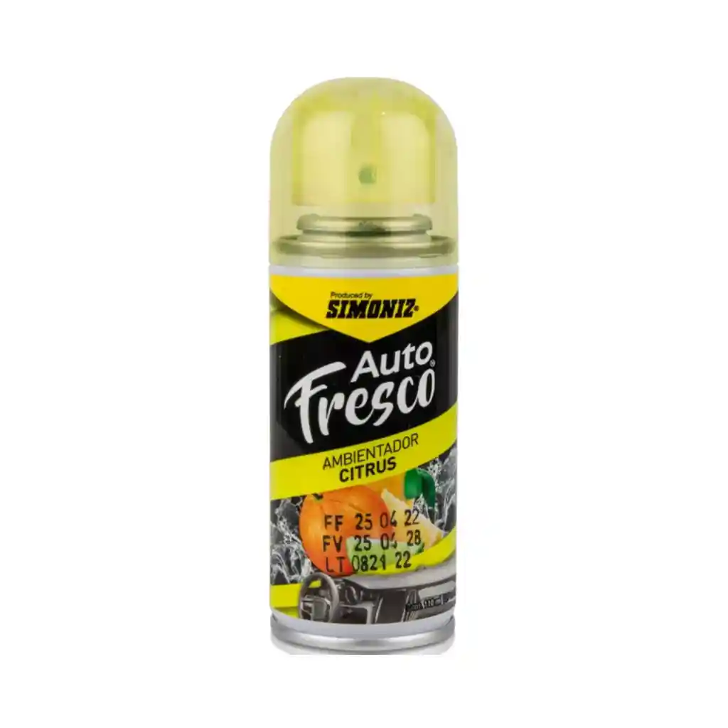 Ambientador Spray Auto Fresco Simoniz - Citrus 110ml