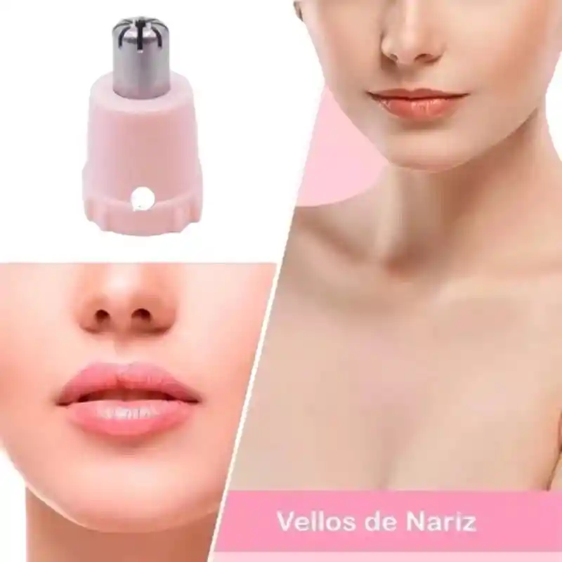 Máquina Afeitar Femenina 4 En 1 Recargable – Afeitadora Piernas, Bikini, Cejas Y Nariz