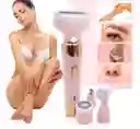 Máquina Afeitar Femenina 4 En 1 Recargable – Afeitadora Piernas, Bikini, Cejas Y Nariz