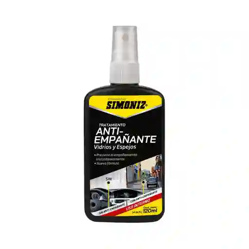 Tratamiento Anti-empañante Vidrios Y Espejos Simoniz - 120ml
