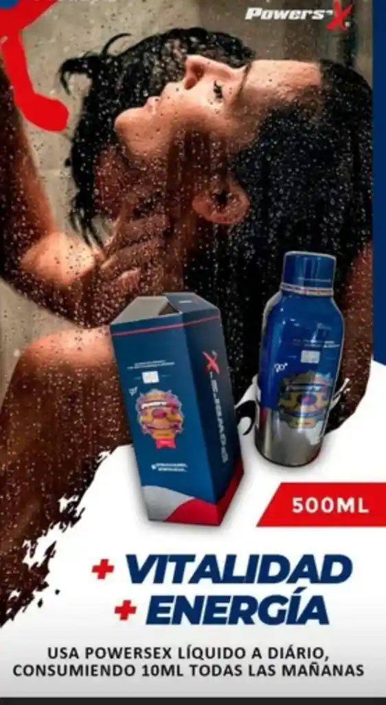 Suplemento Dietario Y Energizante Powersx 500ml