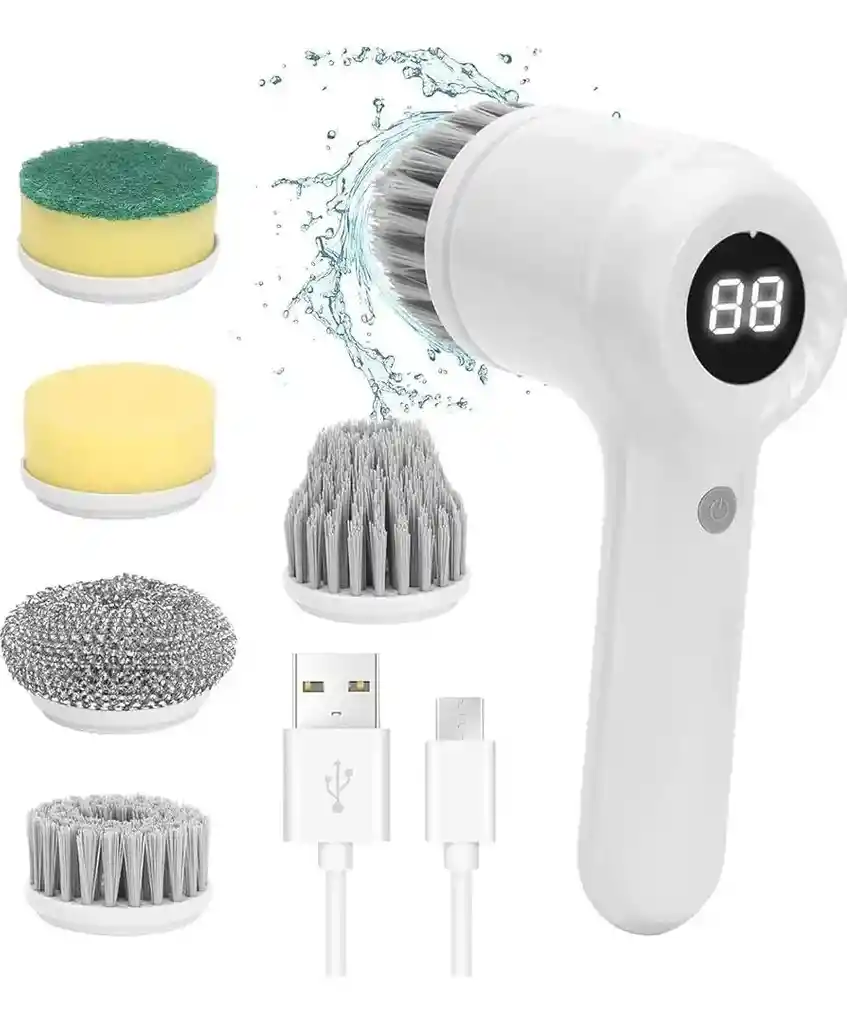 Cepillo De Limpieza Recargable 5 En 1 – Hogar, Baños Y Cocina