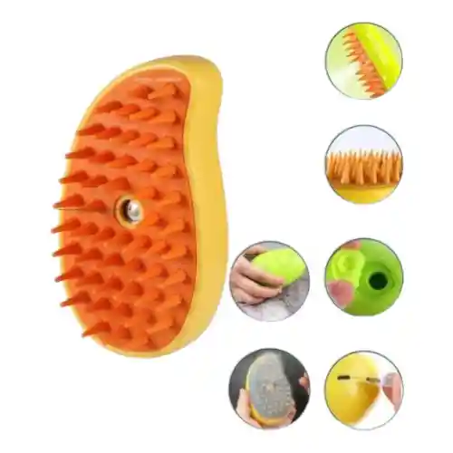 Cepillo A Vapor 3 En 1 Para Mascotas – Gatos Y Perros