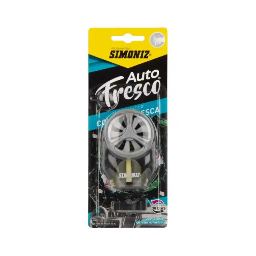 Ambientador Shick Air Tech Auto Fresco Simoniz - Colonia Fresca 10ml