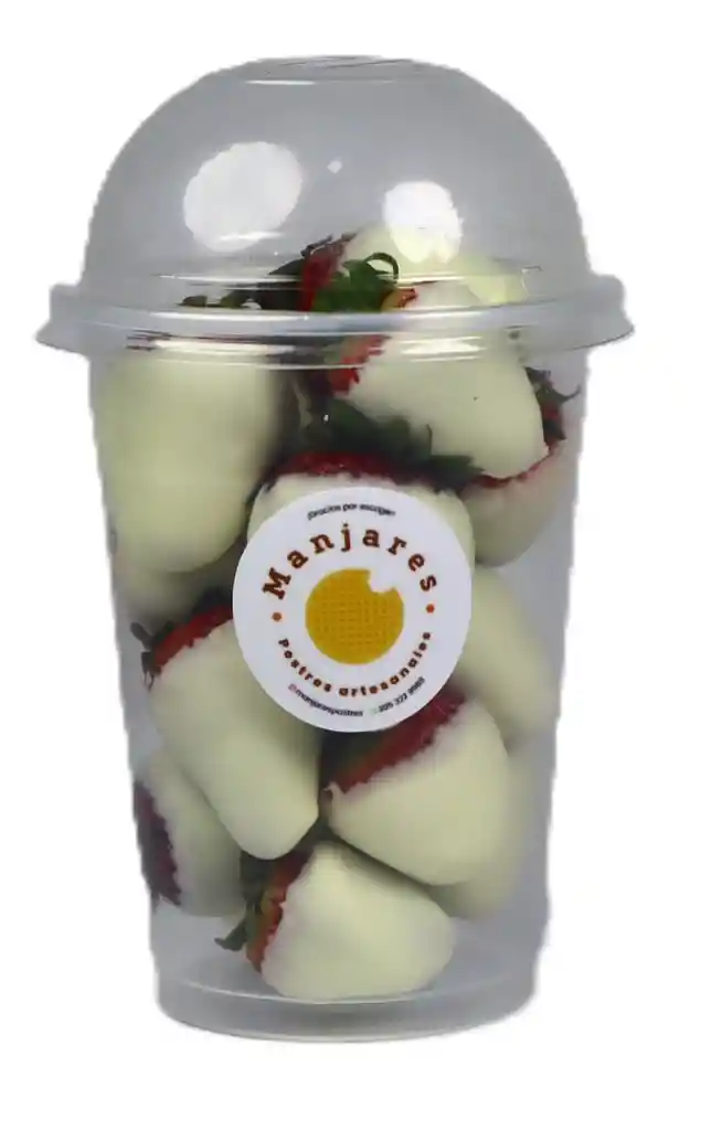 Fresas Con Chocolate Blanco X 14